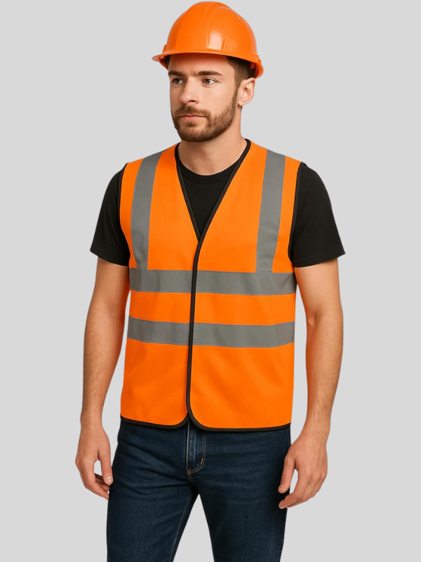 Hi-Viz Safety Security Waistcoat Vest Class 2