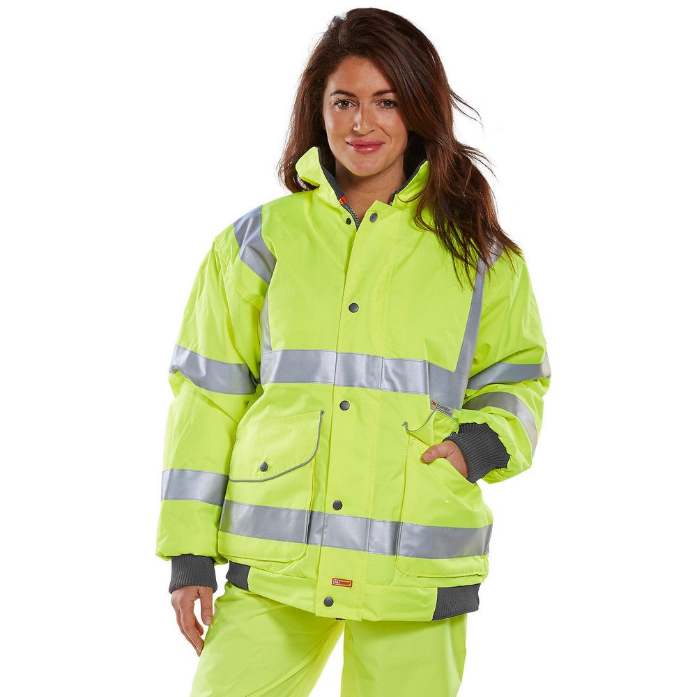 Click Hi-Viz Super Bomber Jacket Class 3