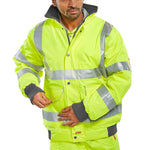 3m beeswift super hi-viz bomber jacket