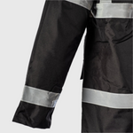 Step Ahead Hi Visibility Black Parka Jacket