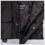 Custom Print Hi Visibility Black Bomber Jacket