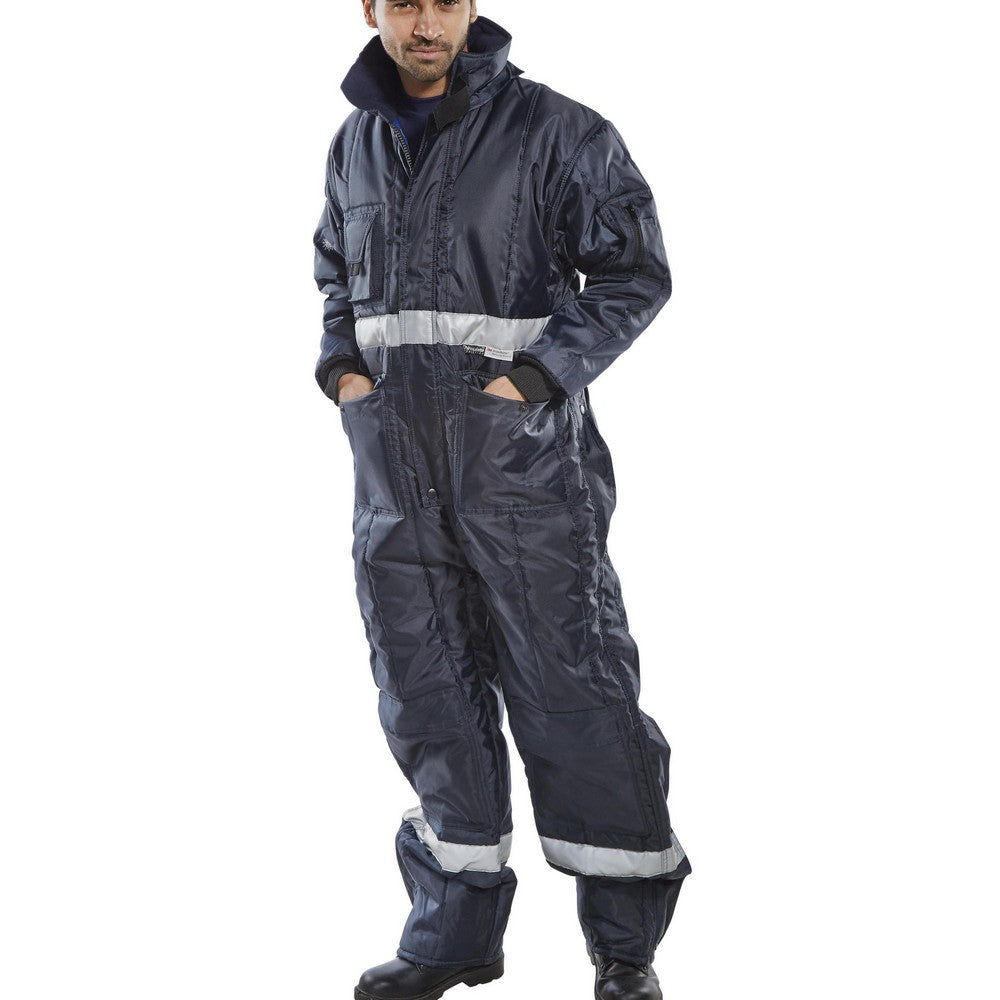 cold store coverall coldstar navy