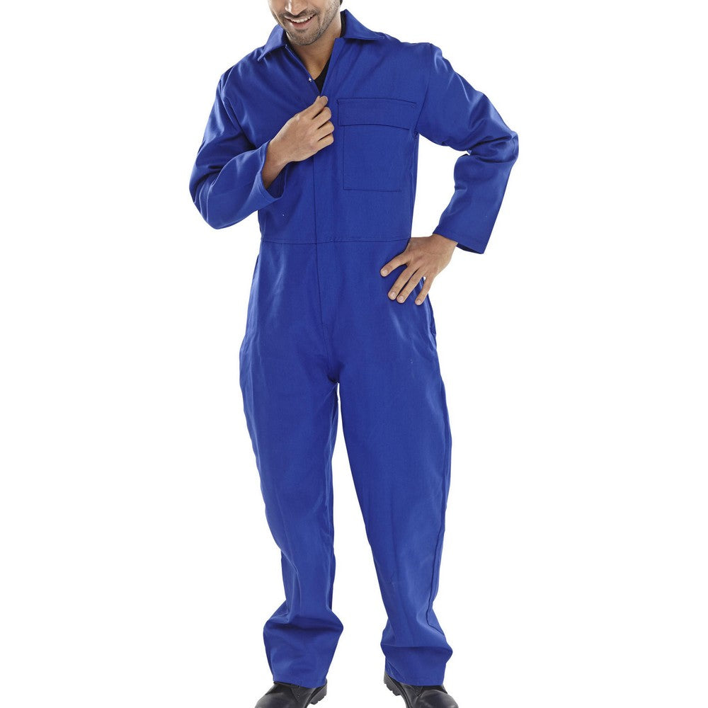 royal blue flame resistant coverall