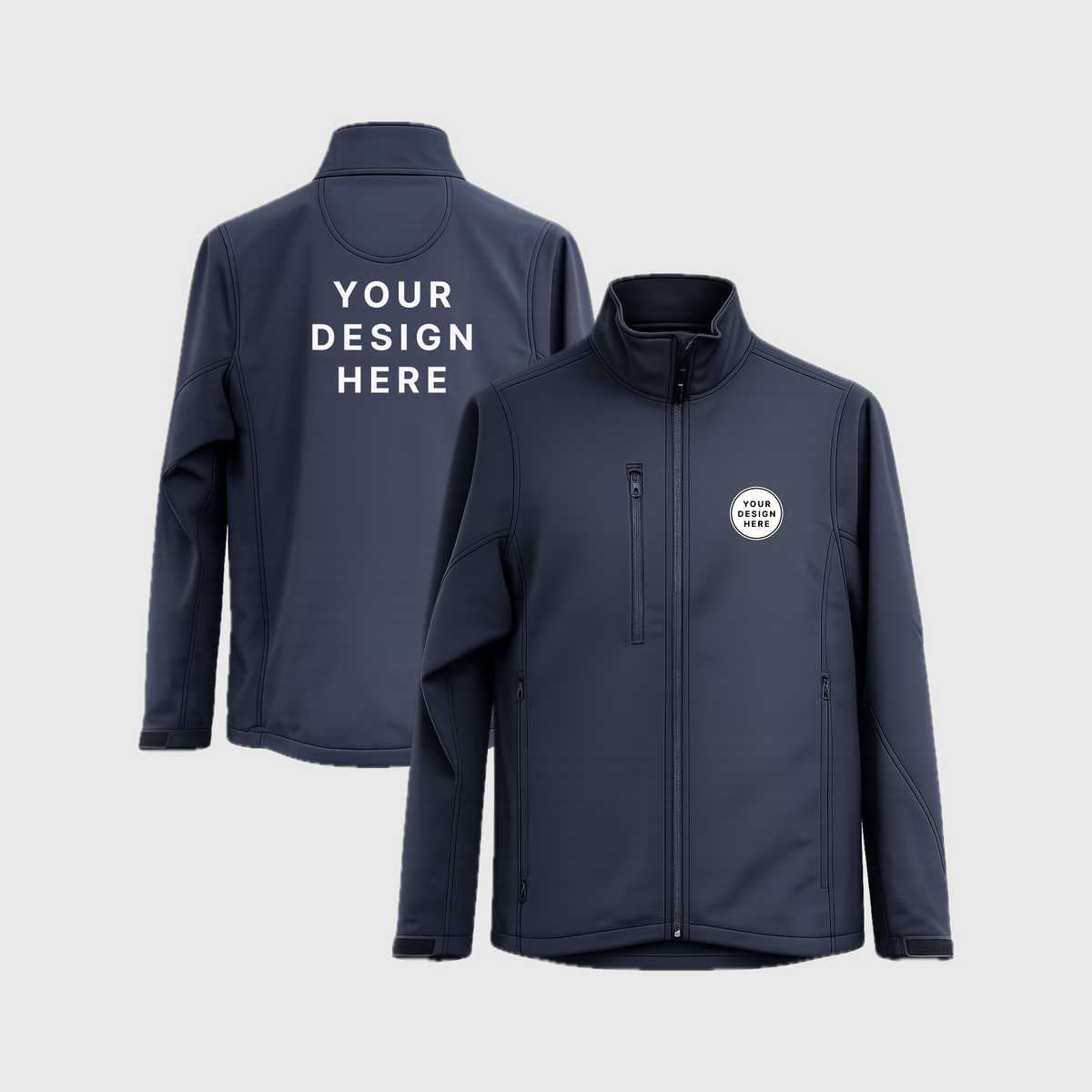 Custom Print Step Ahead Premium Soft-Shell Jacket
