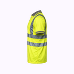 Custom Print Hi Vis Short Sleeve Polo Shirt