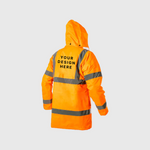 Custom Print Step Ahead Hi Visibility Parka Jacket