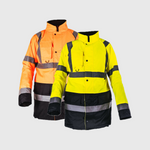 Step Ahead Hi Visibility Two Tone Parka Jacket