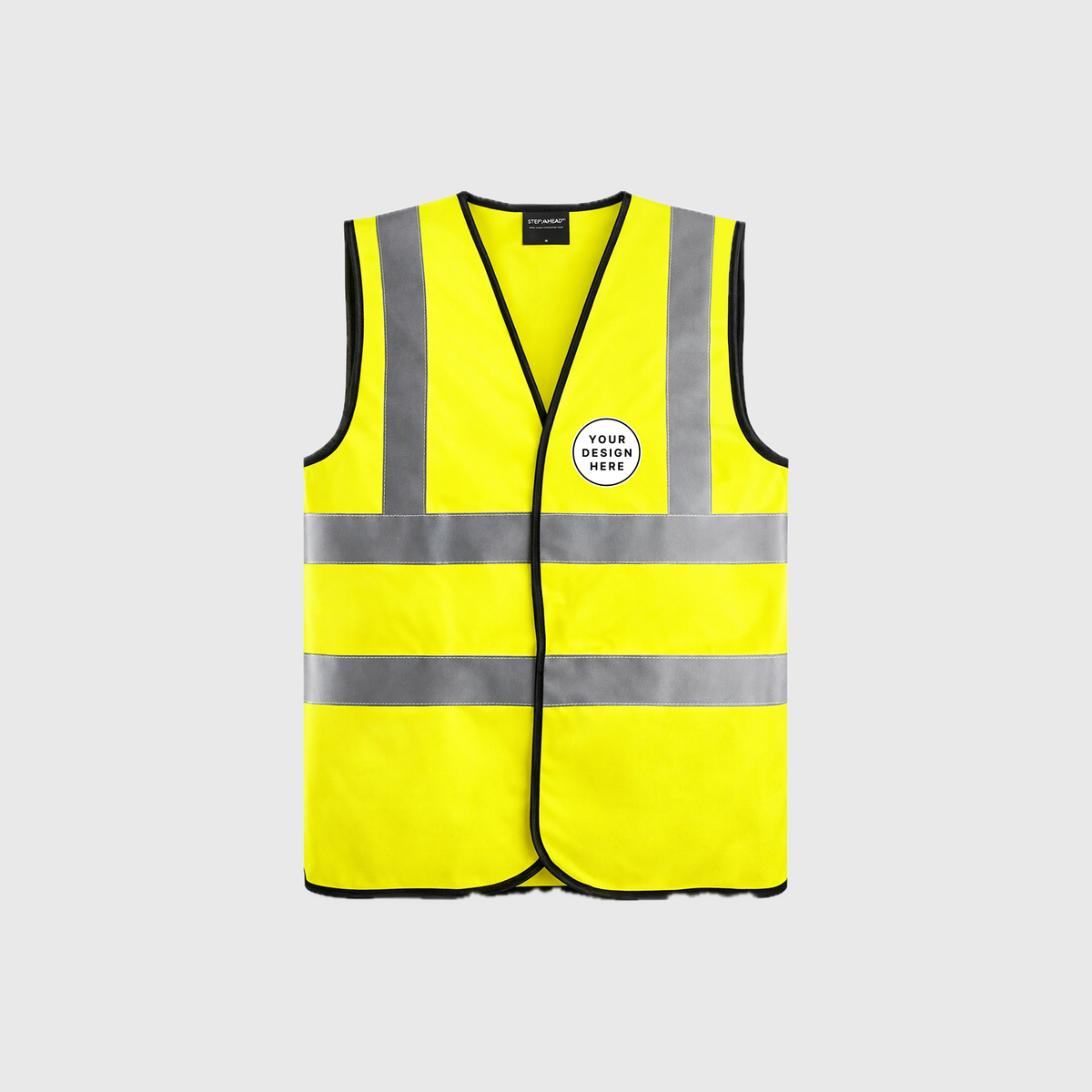 Custom Print Step Ahead Hi-Vis Safety Vest