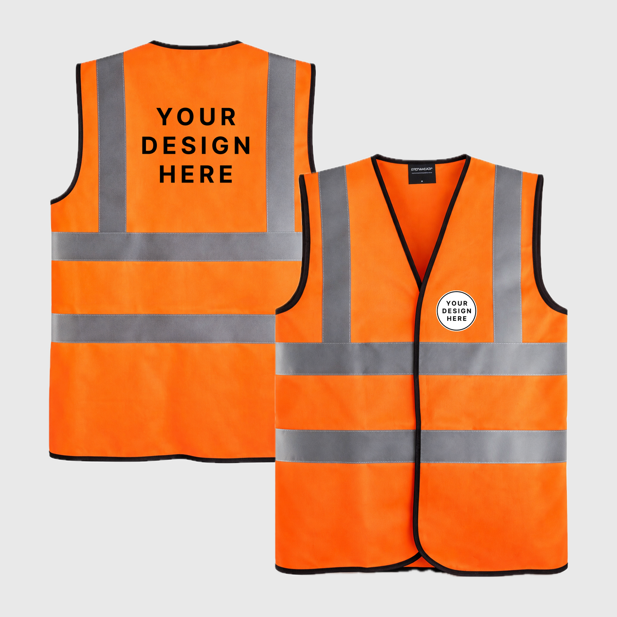 Custom Print Step Ahead Hi-Vis Safety Vest