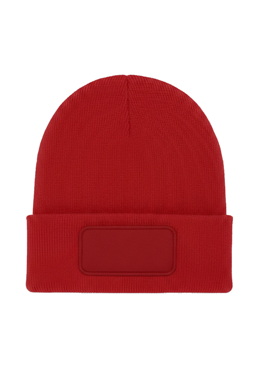 UC411 Rectangular Patch Beanie