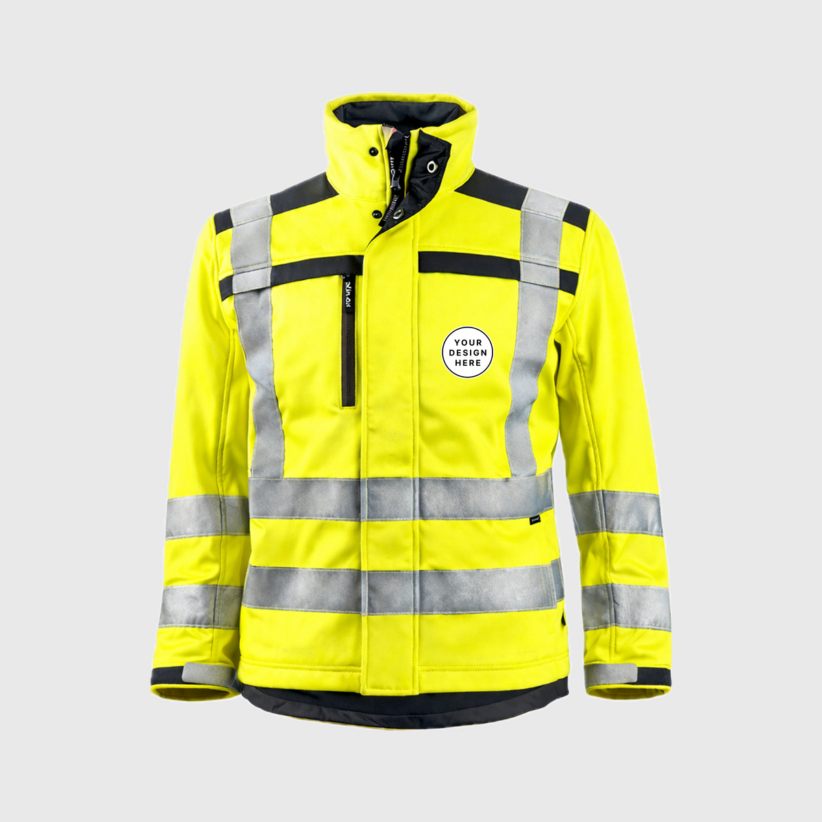 Custom Print Hi-VizSoft Shell Fleece Jacket