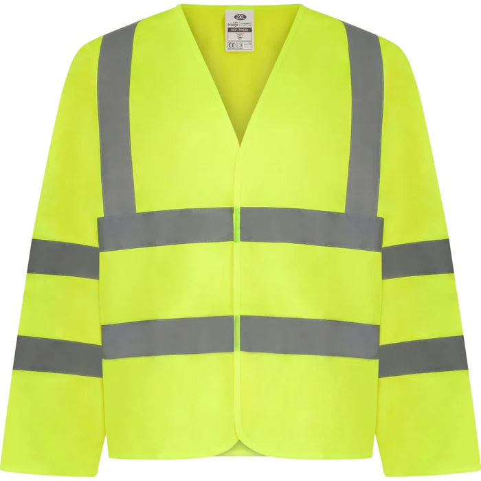 Step Ahead Hi-Viz Long Sleeved Jerkin Vest Class 3
