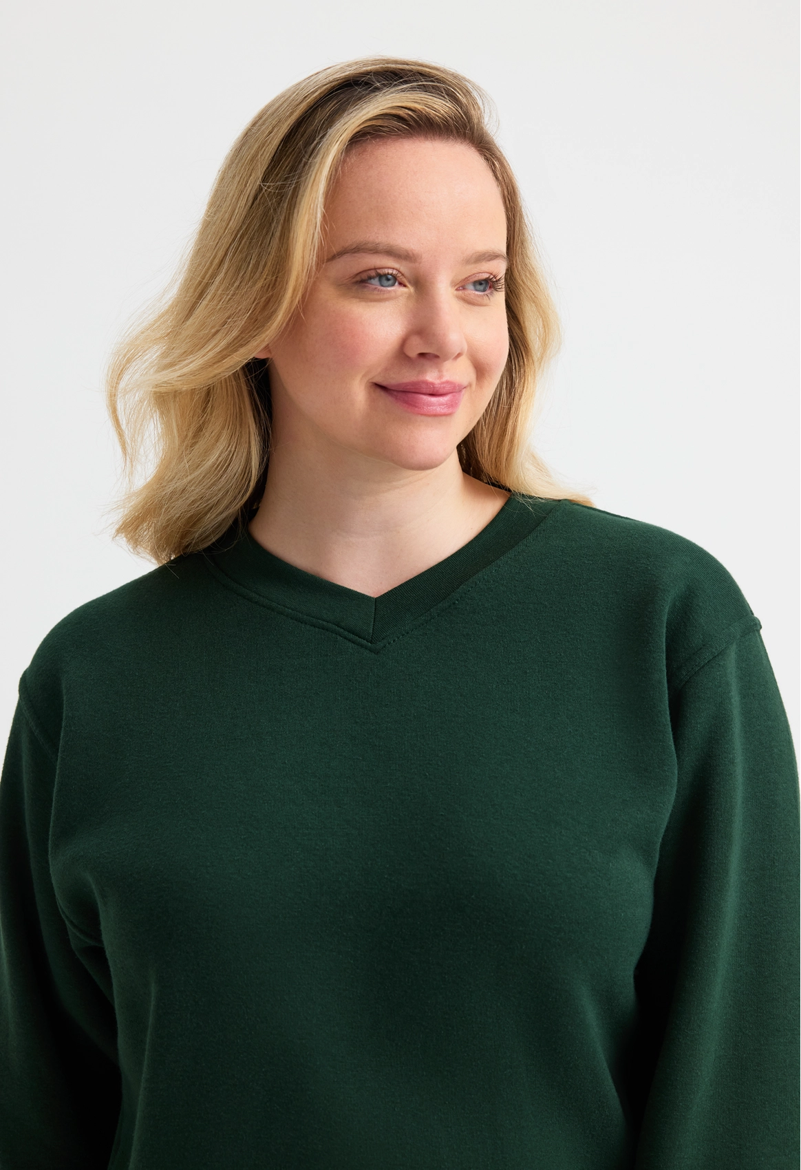 UC204 Classic V-Neck Sweatshirt