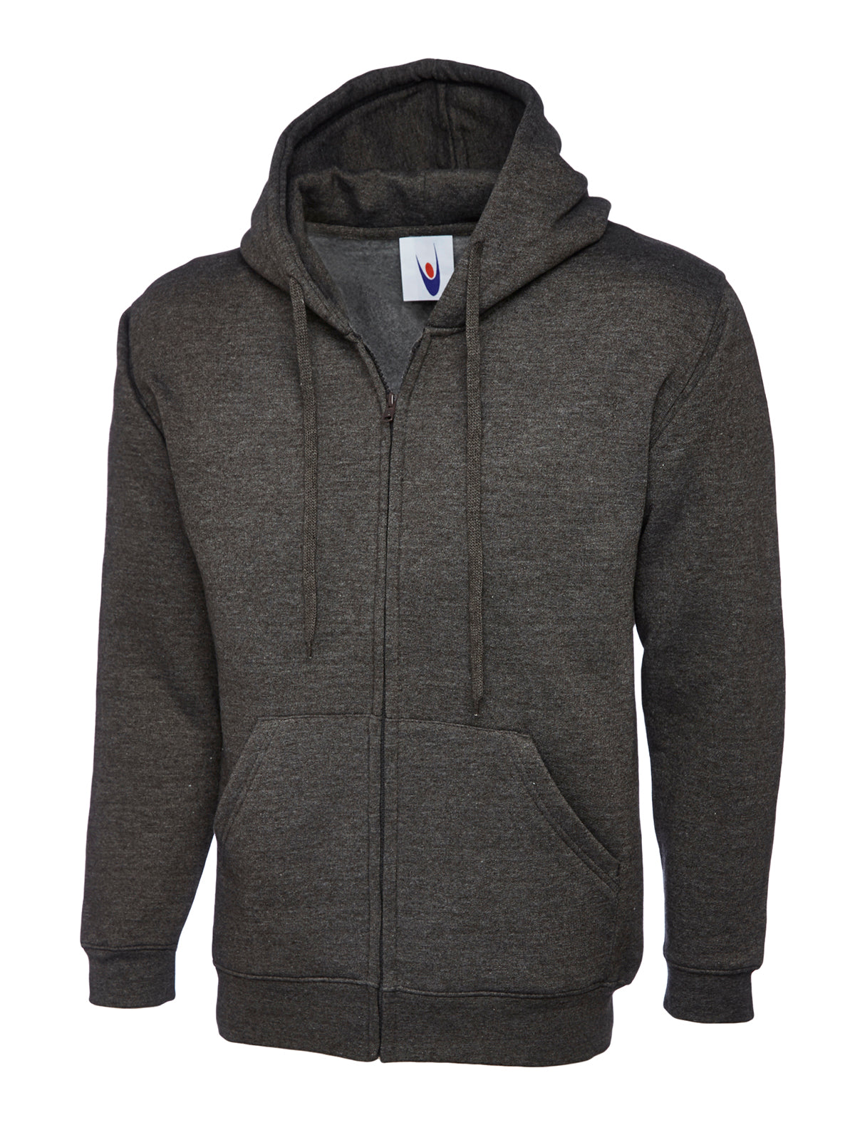 UC504 Adults Classic Full Zip Hooded Sweatshirt