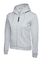UC505 Ladies Classic Full Zip Hooded Sweatshirt
