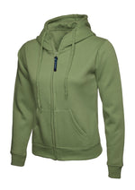 UC505 Ladies Classic Full Zip Hooded Sweatshirt