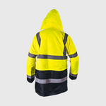 Step Ahead Hi Visibility Two Tone Parka Jacket