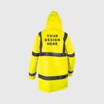 Custom Print Step Ahead Hi Visibility Parka Jacket