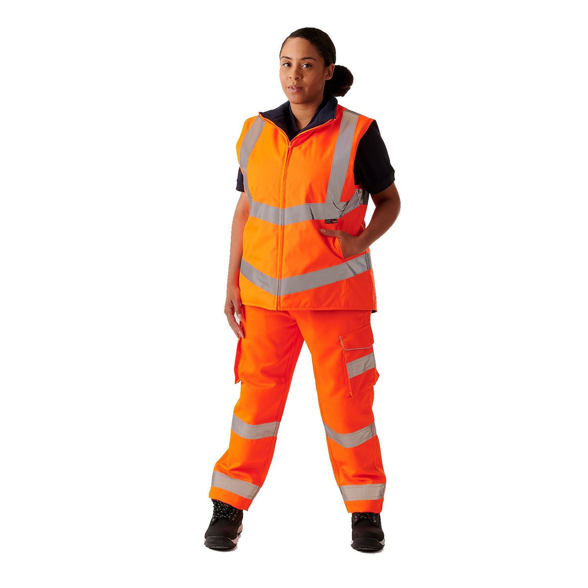 Ladies Anjali Hi-Viz Body Warmer Class 1/2