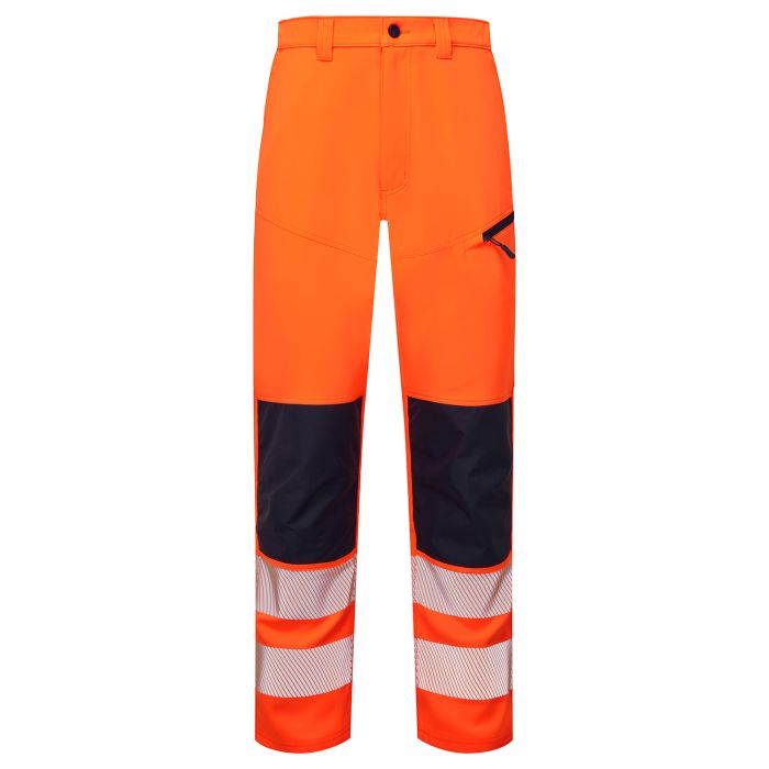 Essentials Hi Vis Eco Coolair 4-Way Stretch Orange Trousers