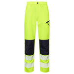 Essentials Hi Vis Eco Coolair 4-Way Stretch Yellow Trousers