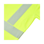 Essentials Hi-Vis Eco CoolMax Yellow Long Sleeve Polo
