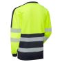 Essentials Hi-Vis Eco CottonCool 2 Tone Yellow/Navy Sweatshirt