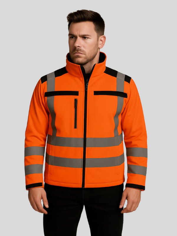 Premium High Visibility Soft Shell Jacket