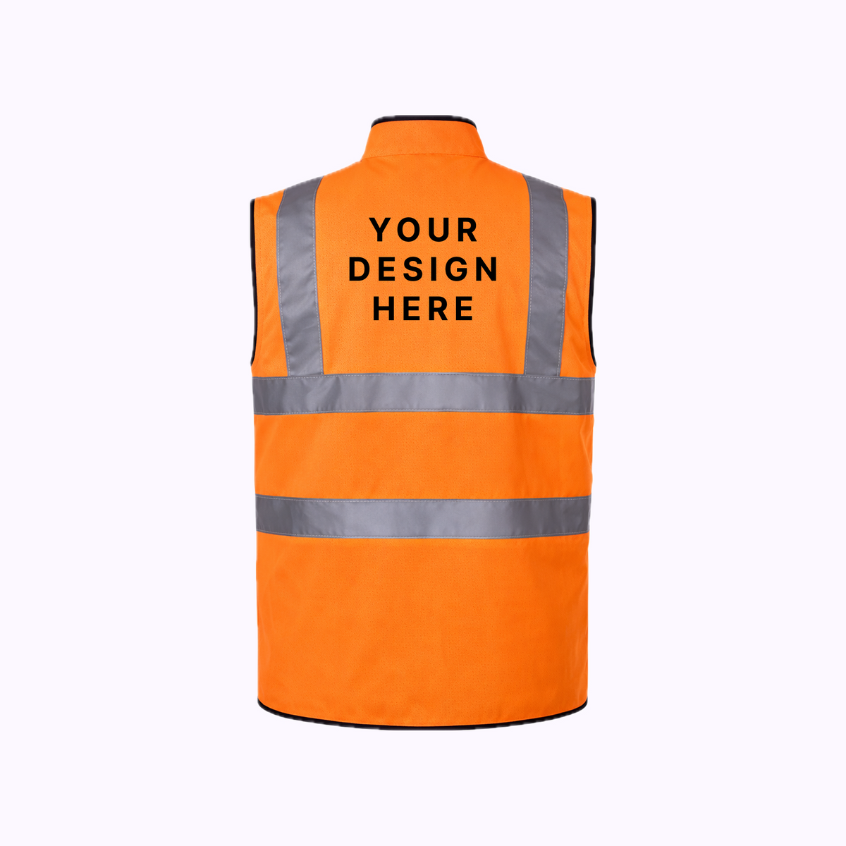 Custom Print Step Ahead Hi-Viz Reversible Bodywarmer