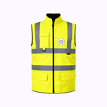 Custom Print Step Ahead Hi-Viz Reversible Bodywarmer
