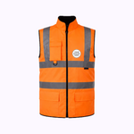 Custom Print Step Ahead Hi-Viz Reversible Bodywarmer
