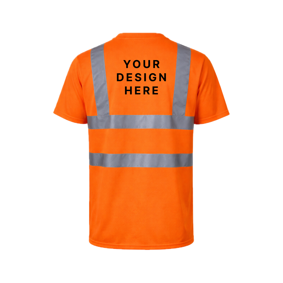 Custom Print Hi vis Premium Short Sleeve T-Shirt