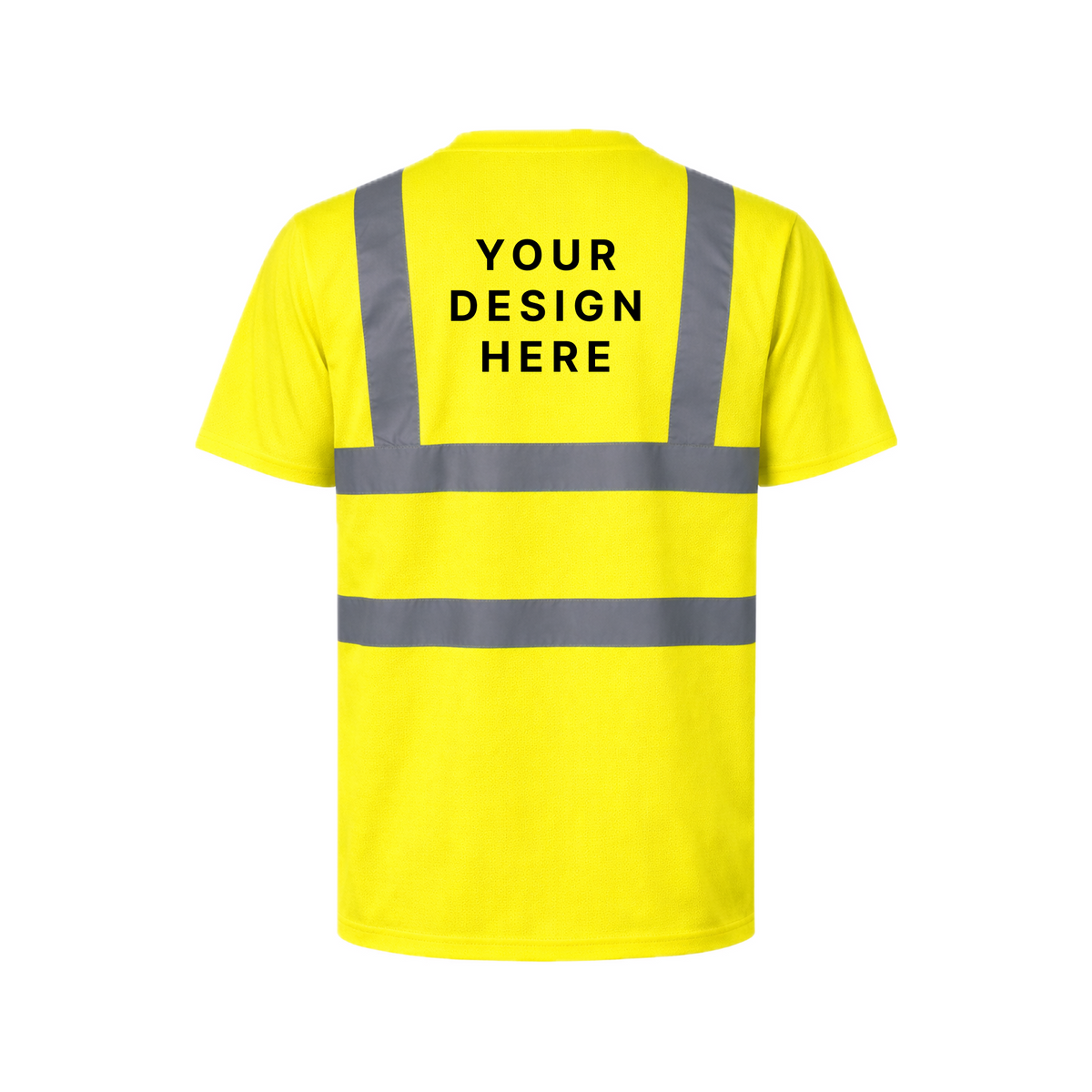 Custom Print Hi vis Premium Short Sleeve T-Shirt