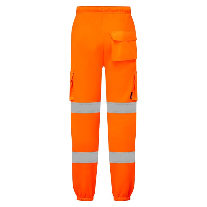 Supertouch Hi Vis Orange 2 Tone Jogging Bottoms