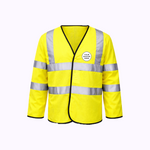 Custom Print Hi Vis Long Sleeve Safety Vest
