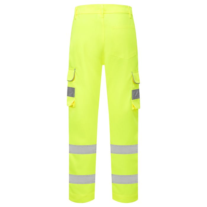 Ladies Hi Vis Yellow Hana Combat Trouser