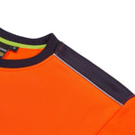 System Hi-Vis ECO Crew Neck Orange Sweatshirt