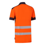 System Hi-Vis Eco Orange CottonCool Short Sleeve Polo
