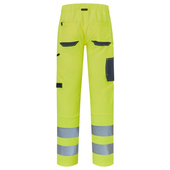System Hi-Vis Eco Stretch Jogger Yellow Trouser