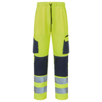 System Hi-Vis Eco Stretch Jogger Yellow Trouser