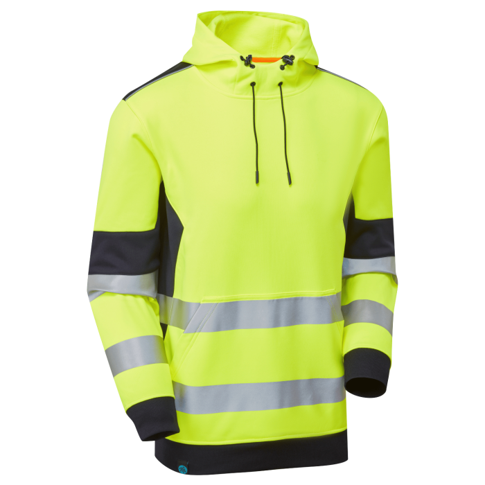 System Hi-Vis Eco Yellow Hoodie