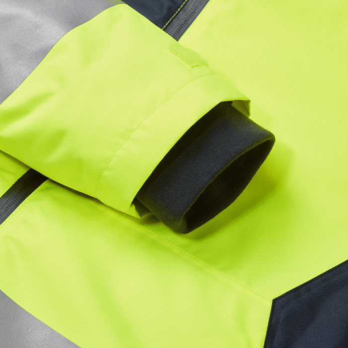 System Hi Vis Eco Thermal Waterproof Yellow/Navy Jacket
