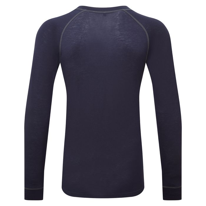 System Merino Wool Base Navy Layer Top