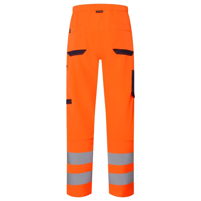 System Hi-Vis Eco Stretch Jogger Orange Trouser
