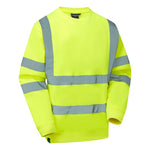 Eco Hi Vis Yellow Sweatshirt