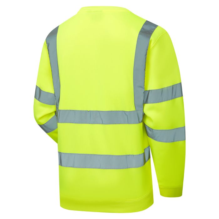 Eco Hi Vis Yellow Sweatshirt