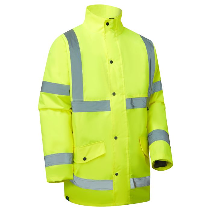 Eco Hi Vis Winter Padded Yellow Parka