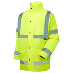 Eco Hi Vis Winter Padded Yellow Parka