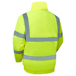 Hi Vis Eco Winter Padded Yellow Bomber Jacket