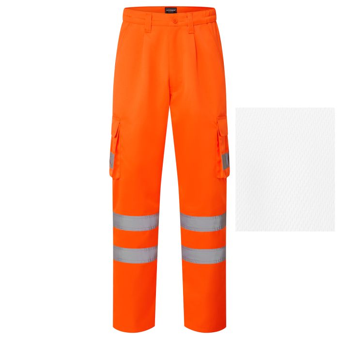 Eco Hi Vis Orange Combat Trouser